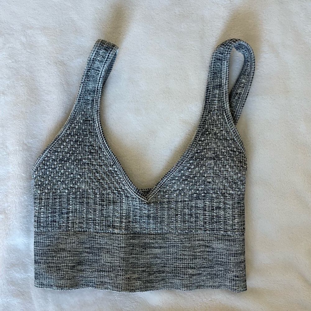 Avocado Charcoal Knit Top